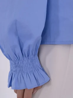 Brielle Solid Shirt-Neo Noir Outlet