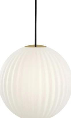 Nordic Tales Pendler>Bright Spot Aluminium - Black cable