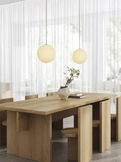 Nordic Tales Pendler>Bright Spot Aluminium - Black cable