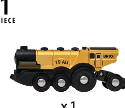 Clearance guld action lokomotiv Børn Legetøjsbiler & Transportmidler