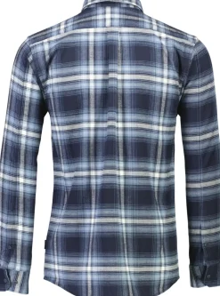 Lindbergh Skjorter>Brushed checked shirt L/S