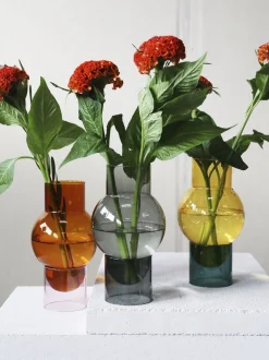 BUBBLE TUBE, LARGE, AMBER/ROSE, 90270A-Studio About