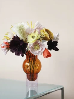 BUBBLE TUBE, LARGE, AMBER/ROSE, 90270A-Studio About