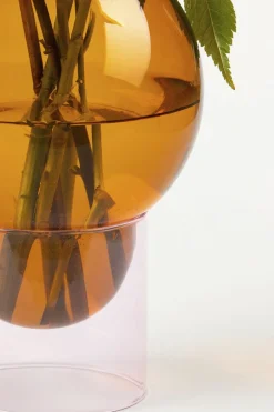 BUBBLE TUBE, LARGE, AMBER/ROSE, 90270A-Studio About