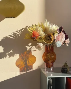 BUBBLE TUBE, LARGE, AMBER/ROSE, 90270A-Studio About