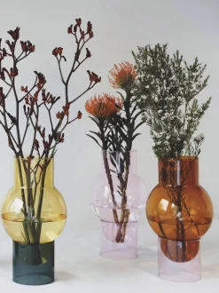 BUBBLE TUBE, LARGE, AMBER/ROSE, 90270A-Studio About