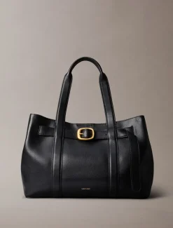 Dame Calvin Klein Skuldertasker>BUCKLE MEDIUM TOTE