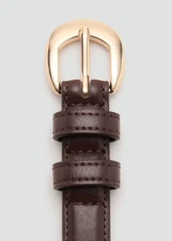 Buckle skinny belt-MANGO Sale