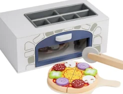 Børn Baby Buddy Legemad & Køkkener>BUDDY JR PIZZAOVN I TRÆ