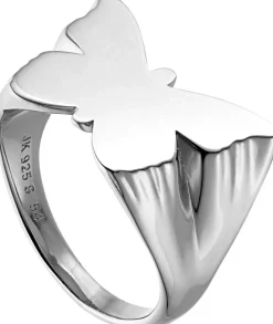 Dame Jane Kønig Smykker|Smykker>Butterfly Signet ring