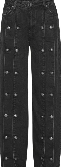 BUTTON DETAIL WIDE JEANS-ROTATE Birger Christensen New