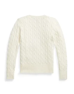 Børn Polo Ralph Lauren Overdele>Cable-Knit Cotton Sweater Teens