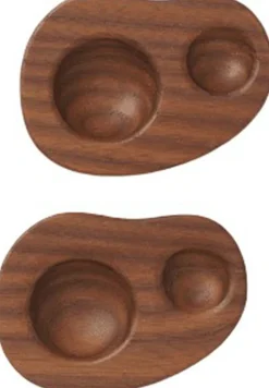 Best Cairn Egg Holder - Set of 2 - Dark Brown Tilbehør Til Bordet