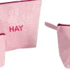 New Candy Mono Wash Bag-Wash Set of 3-L Dame Toilettasker