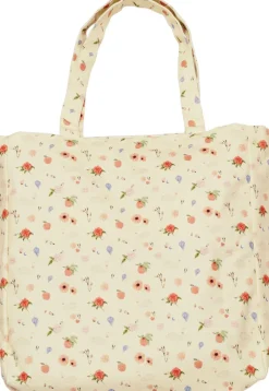 Dame Maanesten Shoppere>Canvas Totebag Roses and Shells