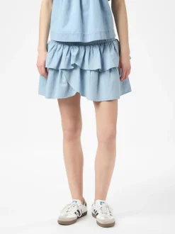 Dame Neo Noir Nederdele>Carin Denim Skirt