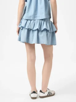 Dame Neo Noir Nederdele>Carin Denim Skirt
