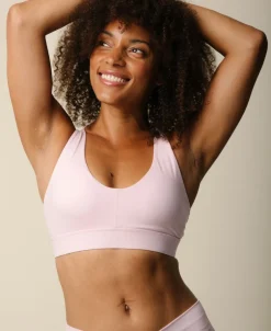 Cartel x Align by Blume cross-over sports top (brushed) - Blush Dame Sports Bh'Er