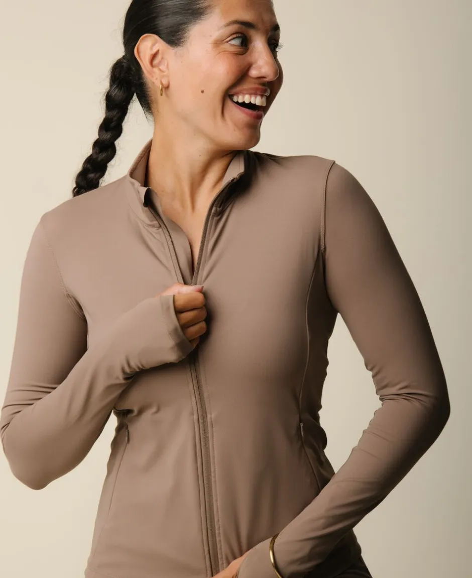 Cartel x Align by Blume contour zip jacket - Hazel-Cartel Copenhagen Hot