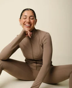 Cartel x Align by Blume contour zip jacket - Hazel-Cartel Copenhagen Hot