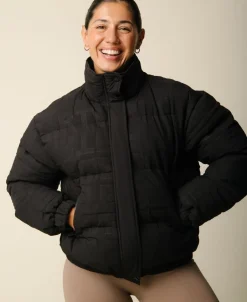 Best Cartel x Align by Blume puffer bomber jacket - Nero Dame Jakker & Frakker