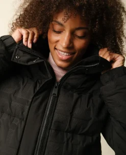 Best Cartel x Align by Blume puffer bomber jacket - Nero Dame Jakker & Frakker