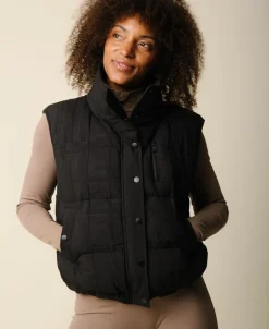 Cartel x Align by Blume puffer vest - Nero-Cartel Copenhagen Best