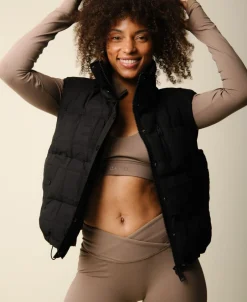 Cartel x Align by Blume puffer vest - Nero-Cartel Copenhagen Best