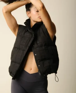 Cartel x Align by Blume puffer vest - Nero-Cartel Copenhagen Best