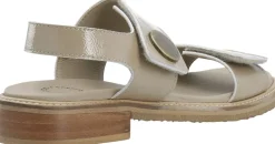 CASGRACE Velcro Sandal Patent-Cashott Clearance