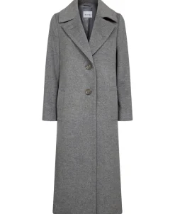 Dame Sand Cashmere>Cashmere Coat W - Clareta Long
