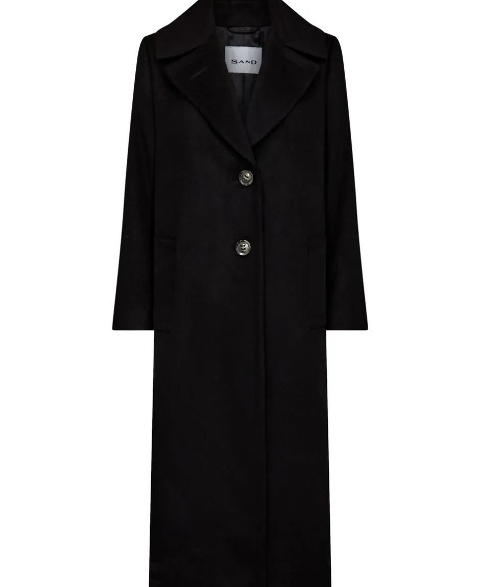 Dame Sand Cashmere|Jakker & Frakker>Cashmere Coat W - Clareta Long