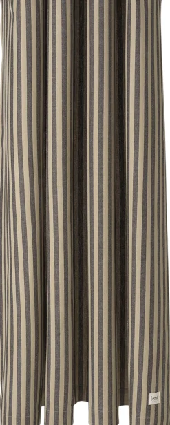 Chambray Shower Curtain - Sand/Black-Ferm Living