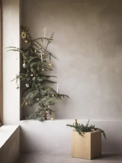 CHRISTMAS MOBILE MISTLETOE 18 KT GOLD PLATED-Georg Jensen Best