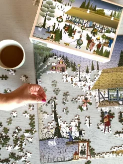 Hot Christmas Tree Farm - puslespil med 1000 brikker Børn Spil & Puslespil