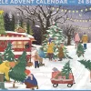 Online Christmas Trees & Snowflakes - puslespilsjulekalender med 10 Børn Spil & Puslespil
