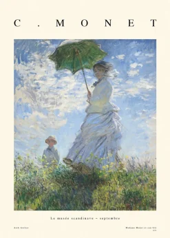 Poster & Frame Plakater & Rammer>claude monet madame monet et son fils