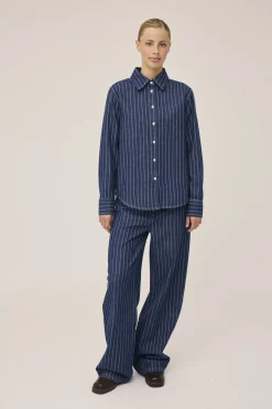 Clearance Cleo 16 Denimskjorte - 100% Økologisk bomuld GOTS Dame Bluser & Skjorter