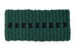 Discount Coco Door Mat-Dot-Dark green and black Gulvtæpper