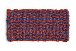 Hay Gulvtæpper>Coco Door Mat-Stripe Wave-Brown and navy