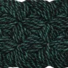 Coco Door Mat-Swirl-Green and black Gulvtæpper