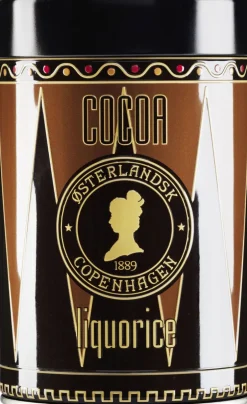 Cocoa Liquorice, 400g can-Østerlandsk Tehus Clearance