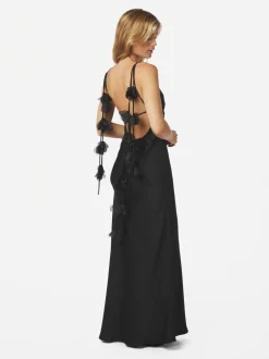 Colly Heavy Sateen Dress-Neo Noir