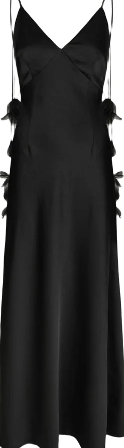 Colly Heavy Sateen Dress-Neo Noir