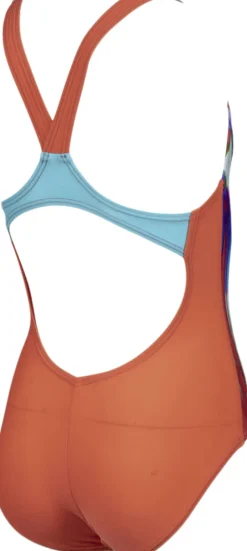 Hot Colour Bleeding V-Back one piece badedragt Dame Badetøj