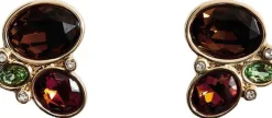 Combined stone earrings-MANGO Online