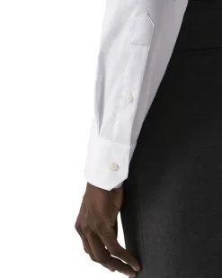Best Contemporary Fit White Signature Twill Shirt Skjorter