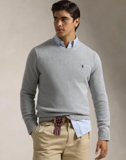 Polo Ralph Lauren Strik>Cotton Crewneck Sweater