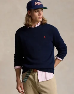 Polo Ralph Lauren Strik>Cotton Crewneck Sweater