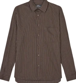 Mads Nørgaard - Copenhagen Skjorter>Cotton Flannel Stripe Sune Shirt